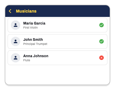 Musicians screenshot